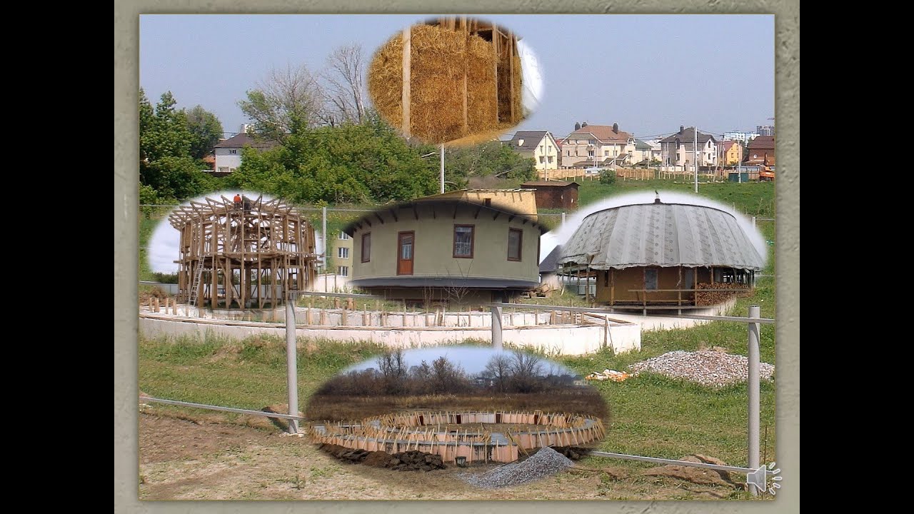Штукатурка соломенного дома - практическая часть семинара Е.И.Широкого