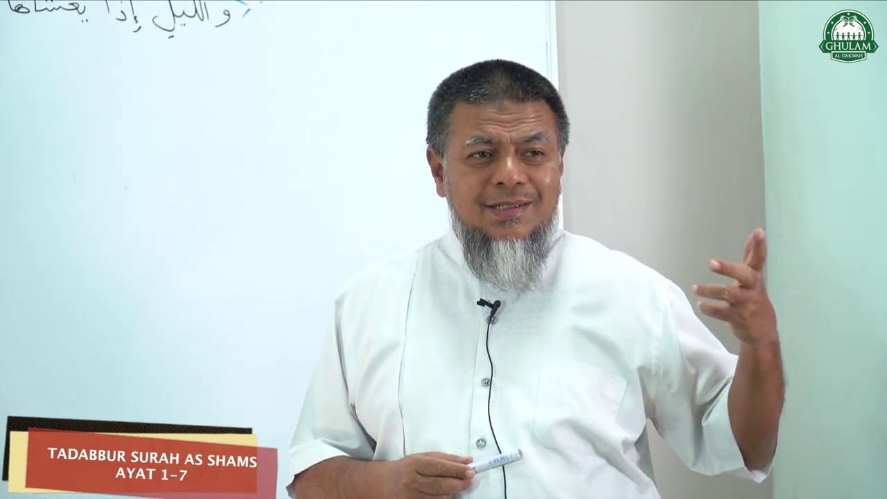 24 Ogos 2020 || Tadabbur Surah As Syams ayat 1-7 || Ustaz Abd Muein Abd Rahman