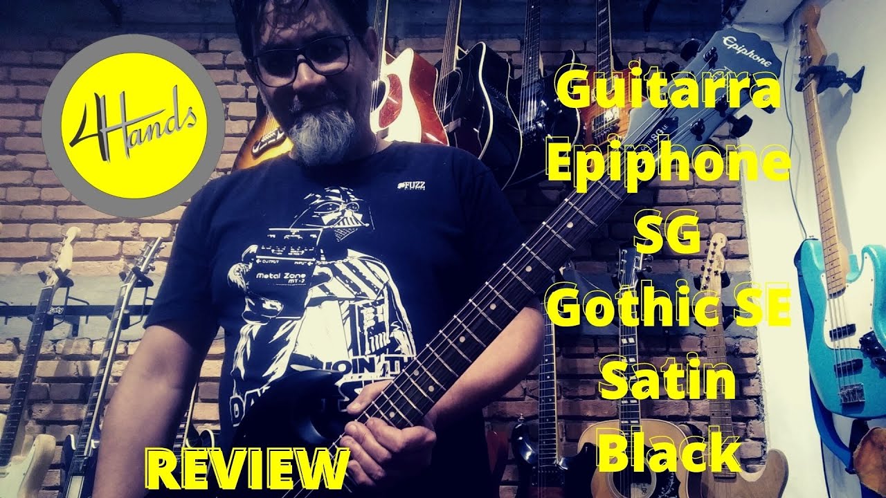 Guitarra Epiphone SG Gothic LE