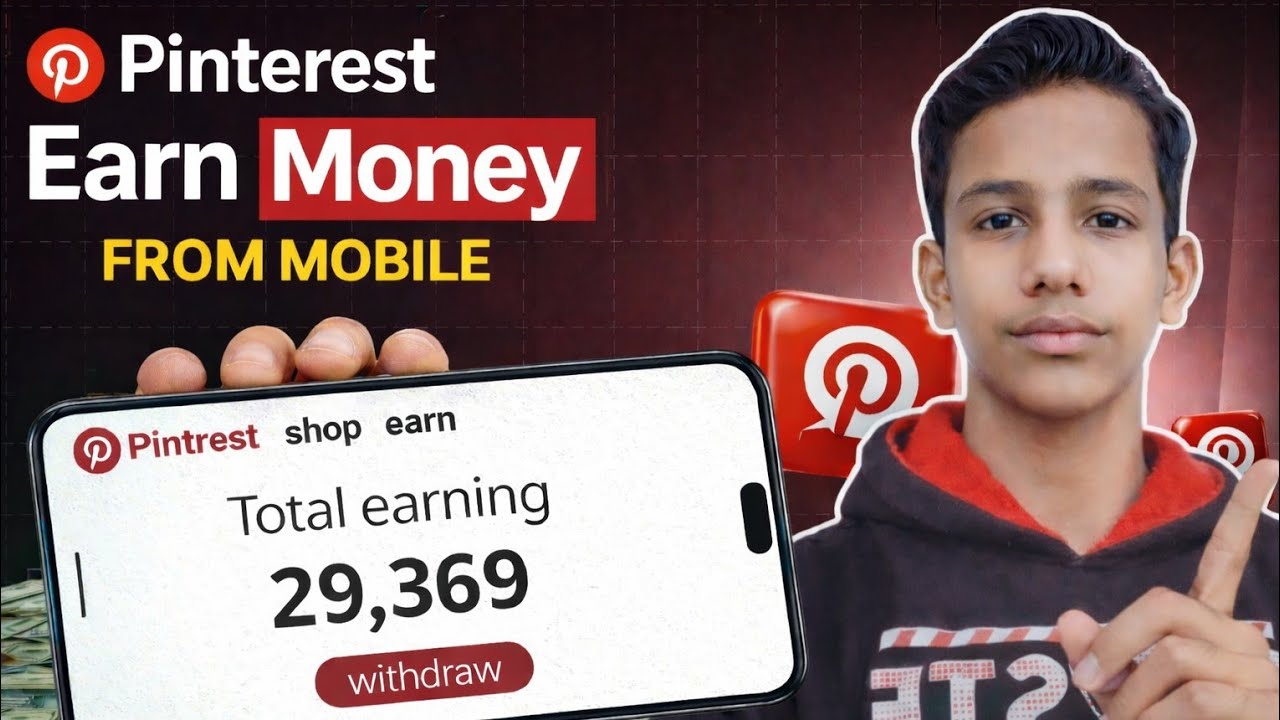How to Earn money with Pinterest App | Pinterest Affiliate Marketing(Step By Step) @techkriahnax