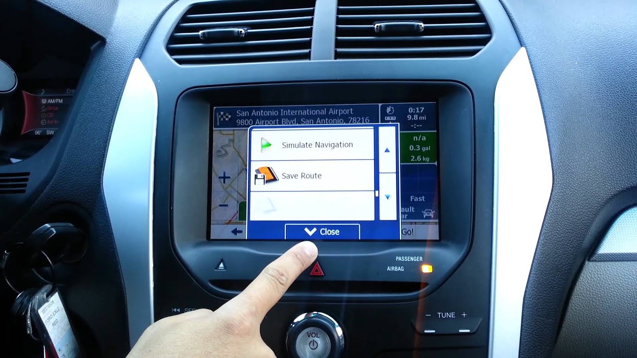 2012 2013 Ford Explorer GPS upgrade myFordTouch 8