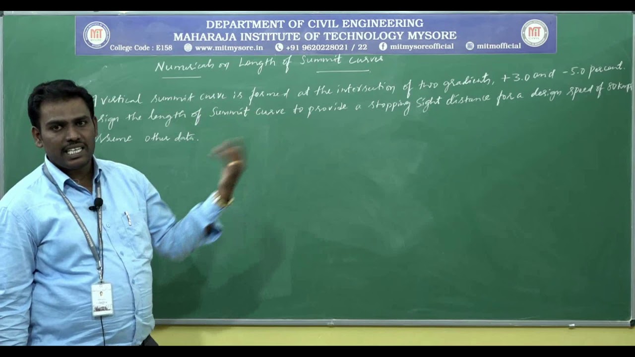 Length of Summit Curve/5/Module 2/18CV56/Session 15