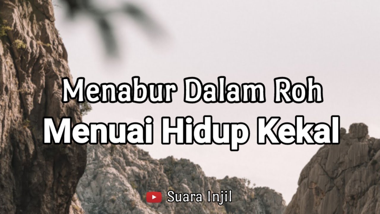 Menabur Dalam Roh Menuai Hidup Kekal. Renungan Dan Doa Pagi Suara Injil