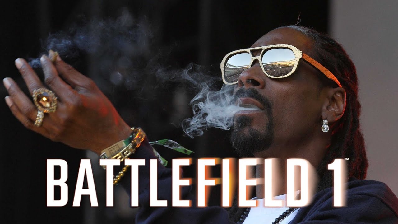 Snoop Dogg playing Battlefield 1 in 