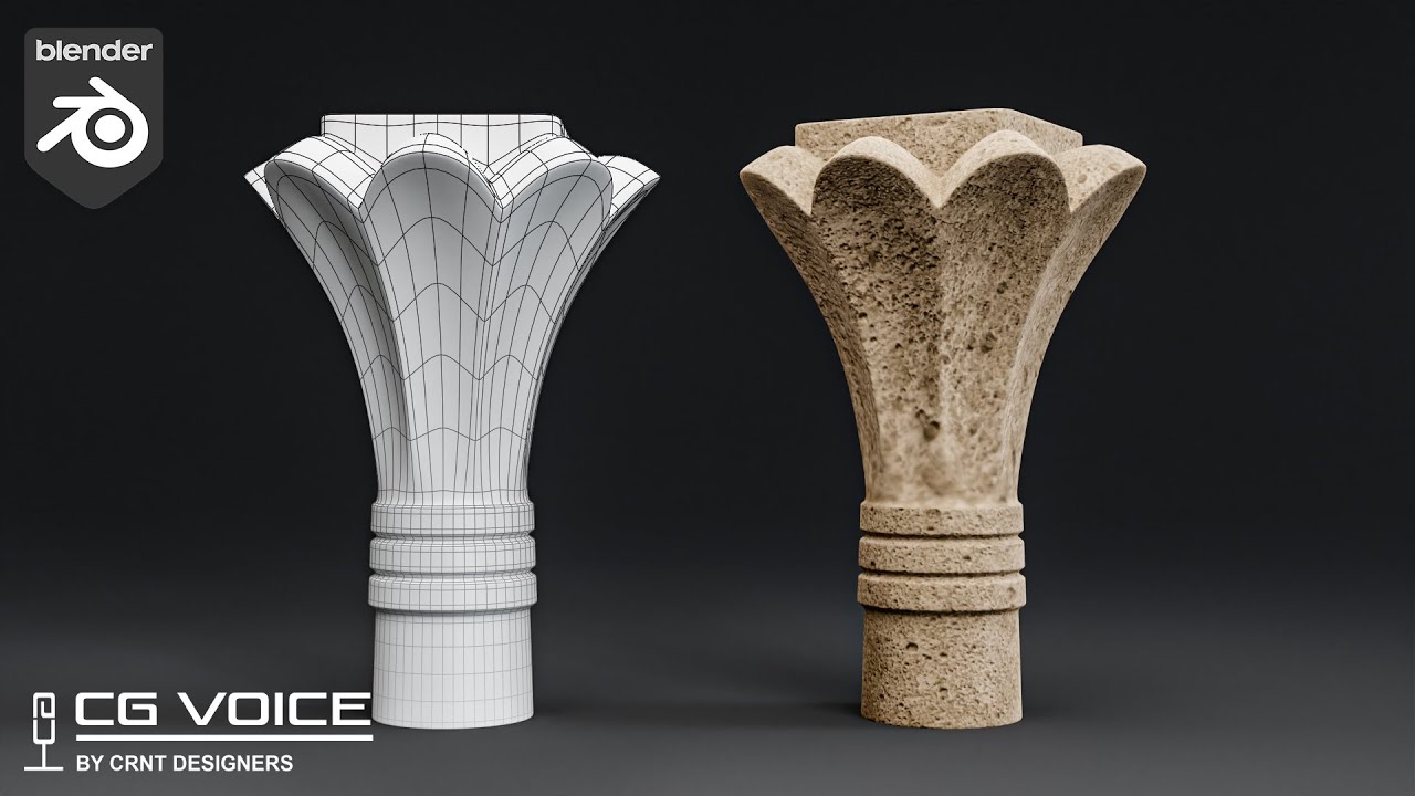 How to model this Ancient Pillar design in blender _ blender pillar modeling #01