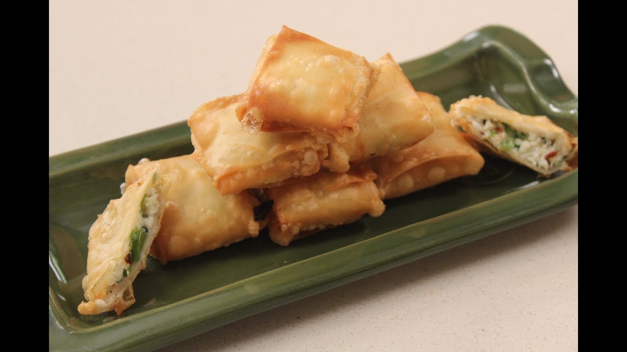 Jain Paneer Chilli Parcel | Jain Recipes | Sanjeev Kapoor Khazana