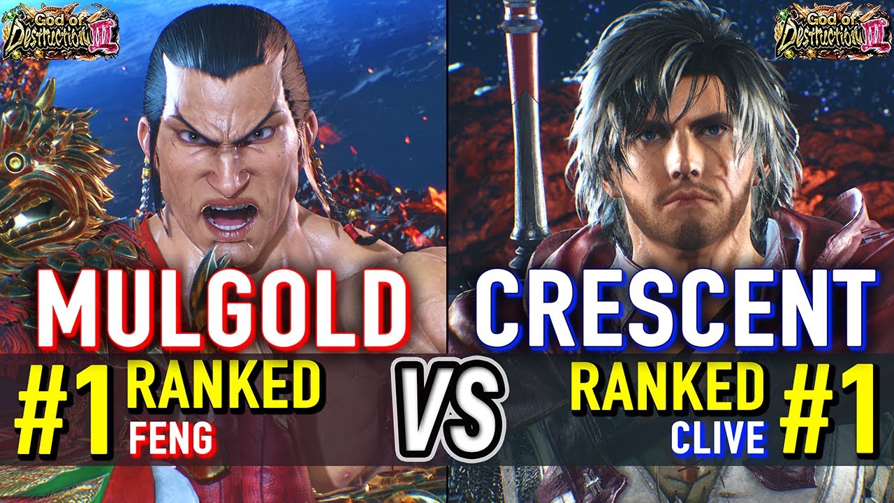 T8 🔥 MULGOLD (#1 Ranked Feng) vs CRESCENT (#1 Ranked Clive) 🔥 Tekken 8 High Level Gameplay