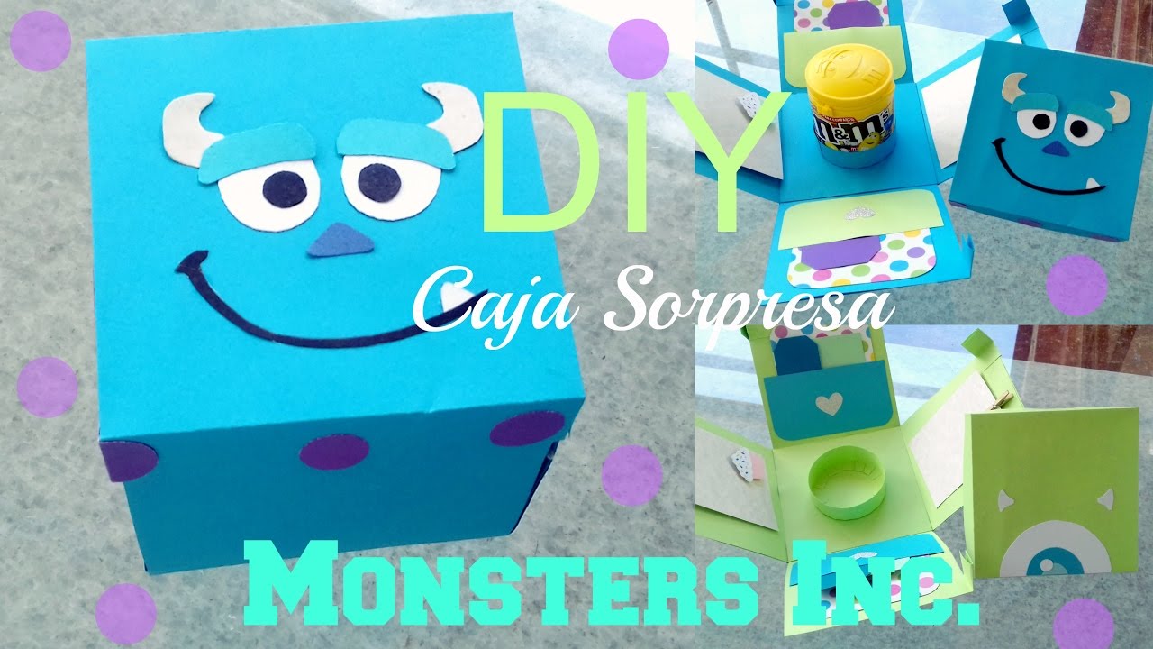 ♡ DIY ♡ Caja Sorpresa de Sullivan ♡ MONSTERS INC. ♡ Regalos para tu novio♡