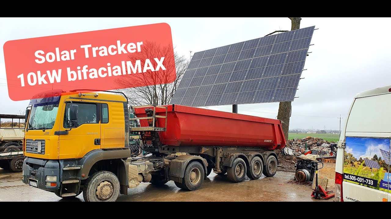Solar Tracker 10kW - prezentacja i kr&oacute;tkie om&oacute;wienie możliwości trackera.