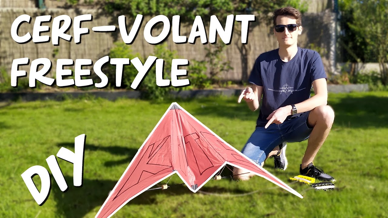 Comment Fabriquer un CERF-VOLANT ACROBATIQUE (Freestyle) Delta
