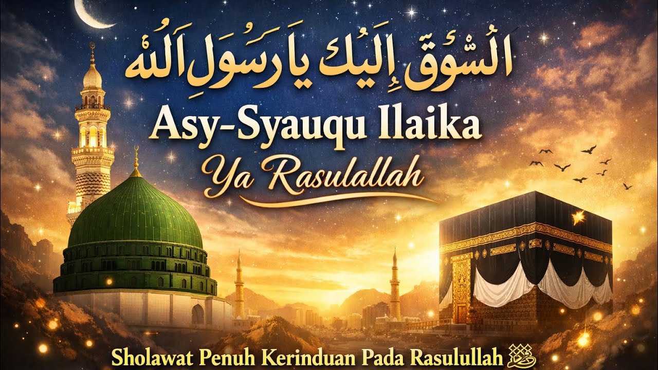 Sholawat penuh kerinduan pada Rasulullah ‼️ lirik ll @resmusiksholawat