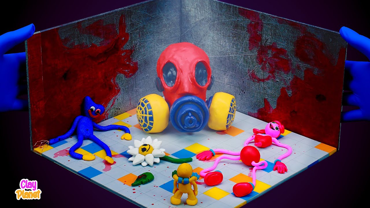 Poppy Playtime: Chapter 3 - Making a GAS MASK / GAS ROOM | Clay Planet