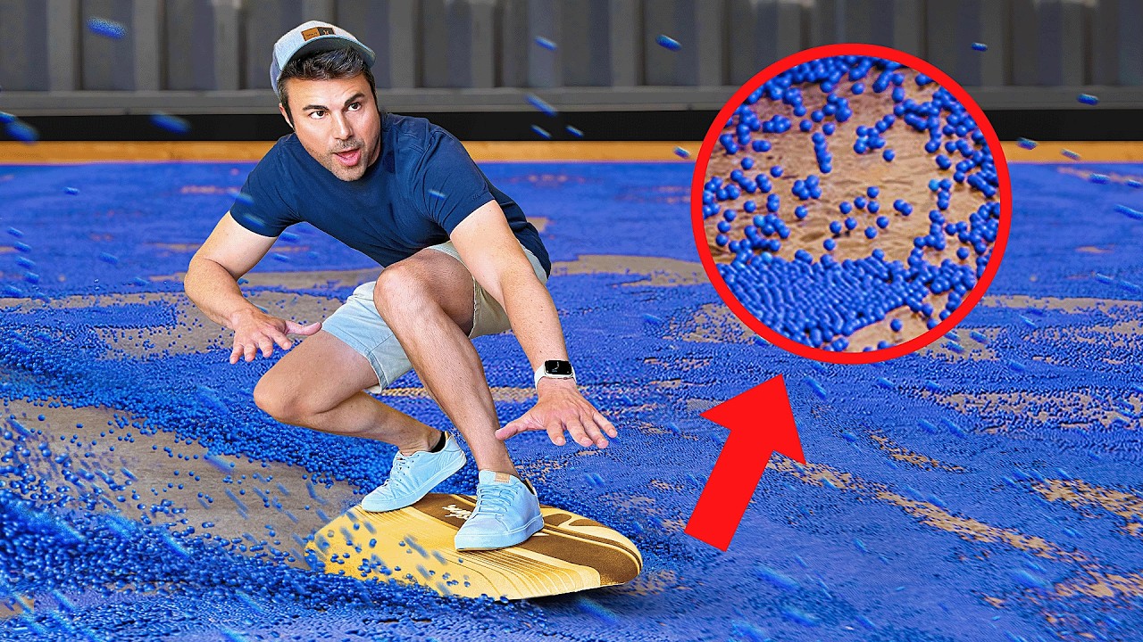 Катание на 3 500 000 шариках для страйкбола — Лагерь CrunchLabs, неделя 1