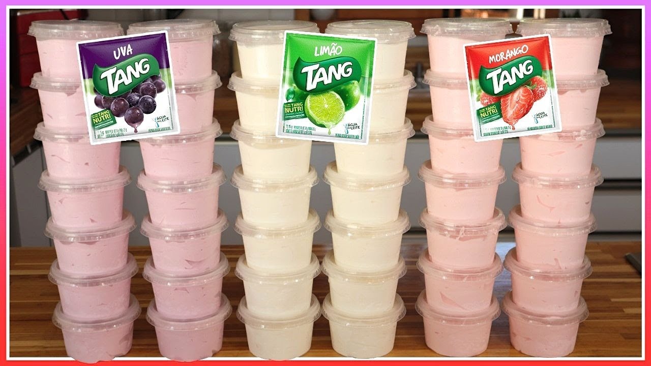 1 PACOTE DE SUCO RENDE 14 POTES DE SORVETE I SORVETE CASEIRO INCRÍVELMENTE FÁCIL