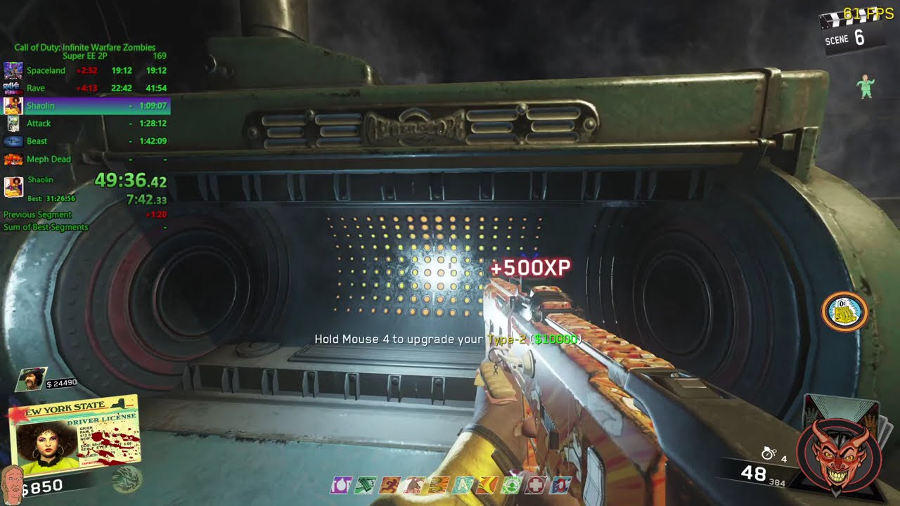 IW Zombies - Shaolin Shuffle - 2P DC With F&F Cards 