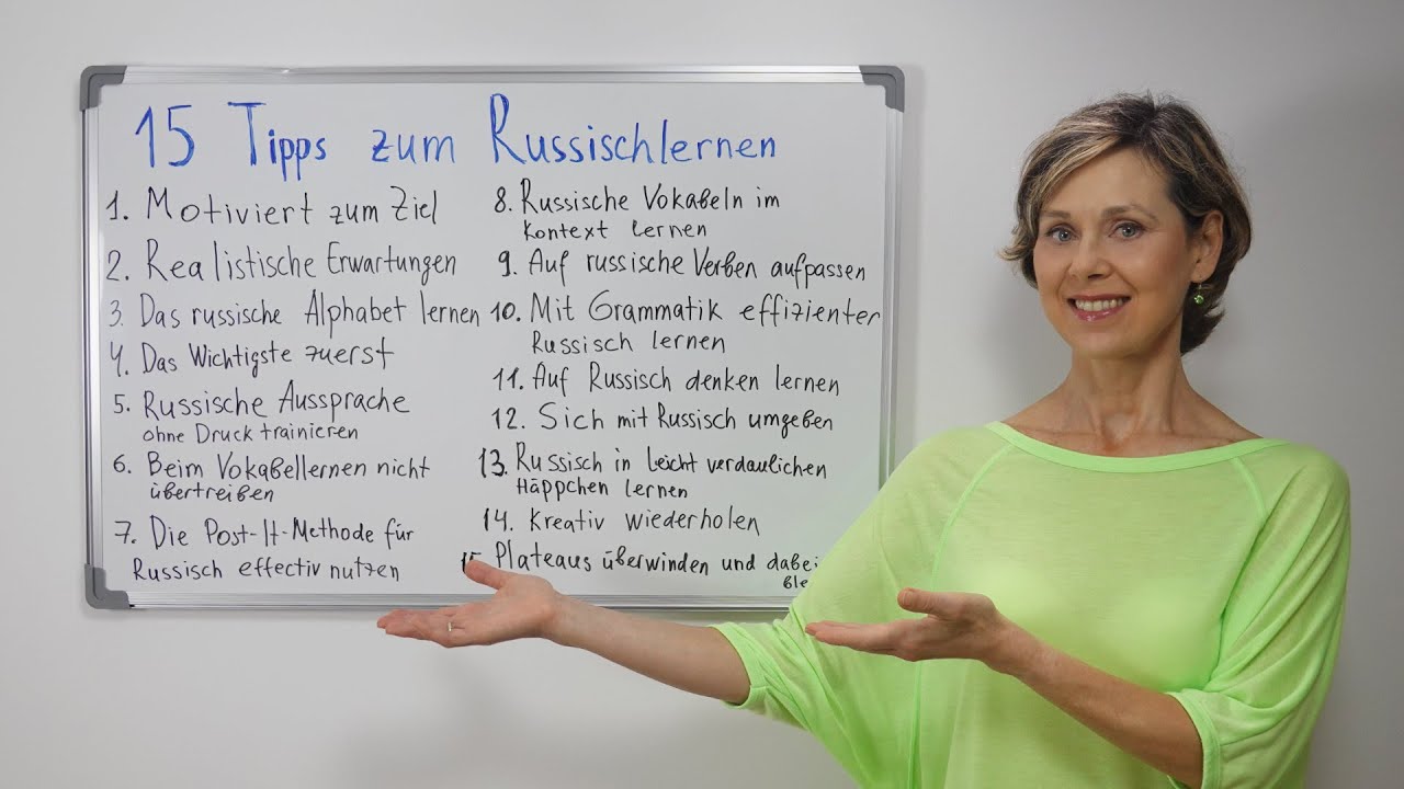 15 Tipps zum Russischlernen