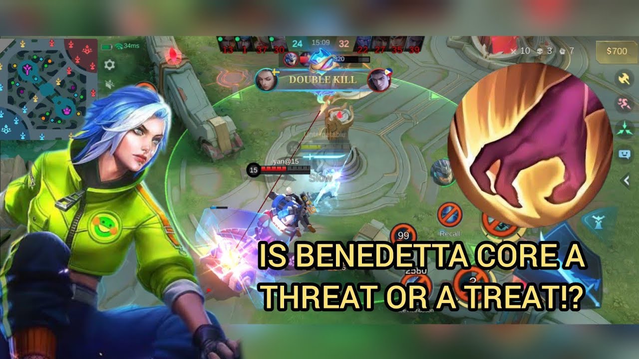Is Benedetta Really Effective As a Core⁉️ BENEDETTA JUNGLE GAMEPLAY‼️#benedetta #mobilelegends 