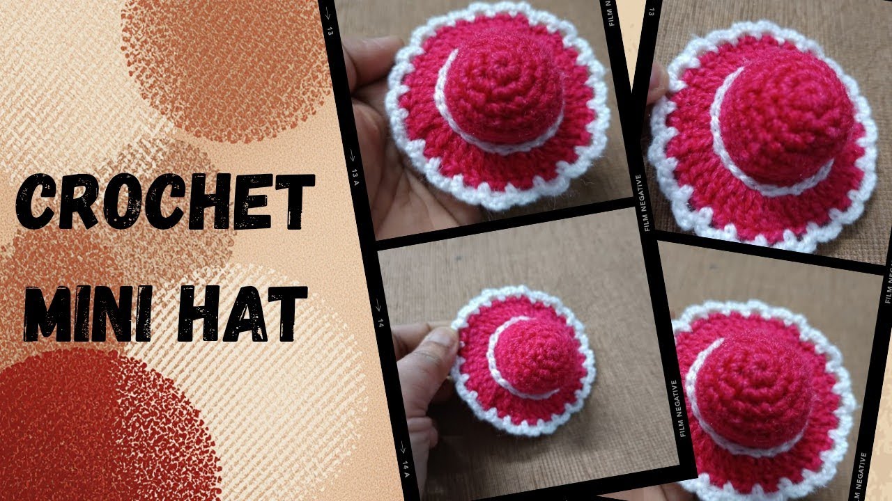 Tiny Threads, Big Style | Easy Crochet Mini Hat Tutorial for Beginners
