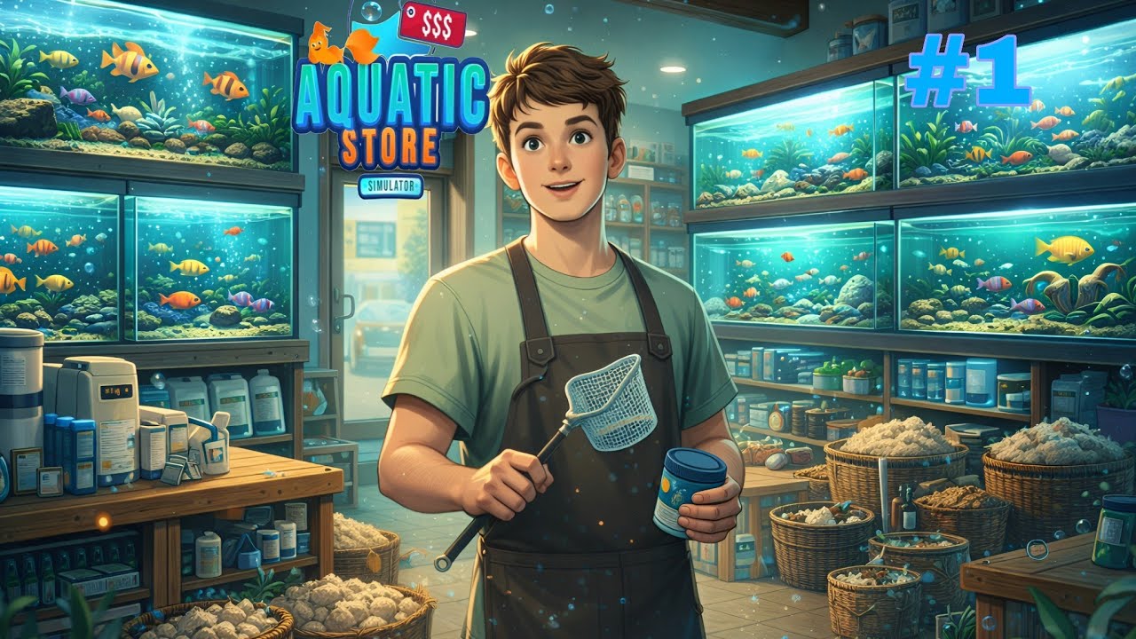 I Opened My First Aquatic Store 🐠 🔥 | AQUATIC STORE SIMULATOR #1