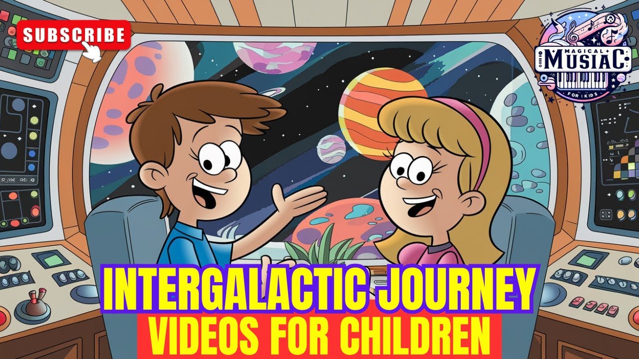 Intergalactic Journey 🚀🌌 Children's Song About Space | Children's songs 🎵 videos for children