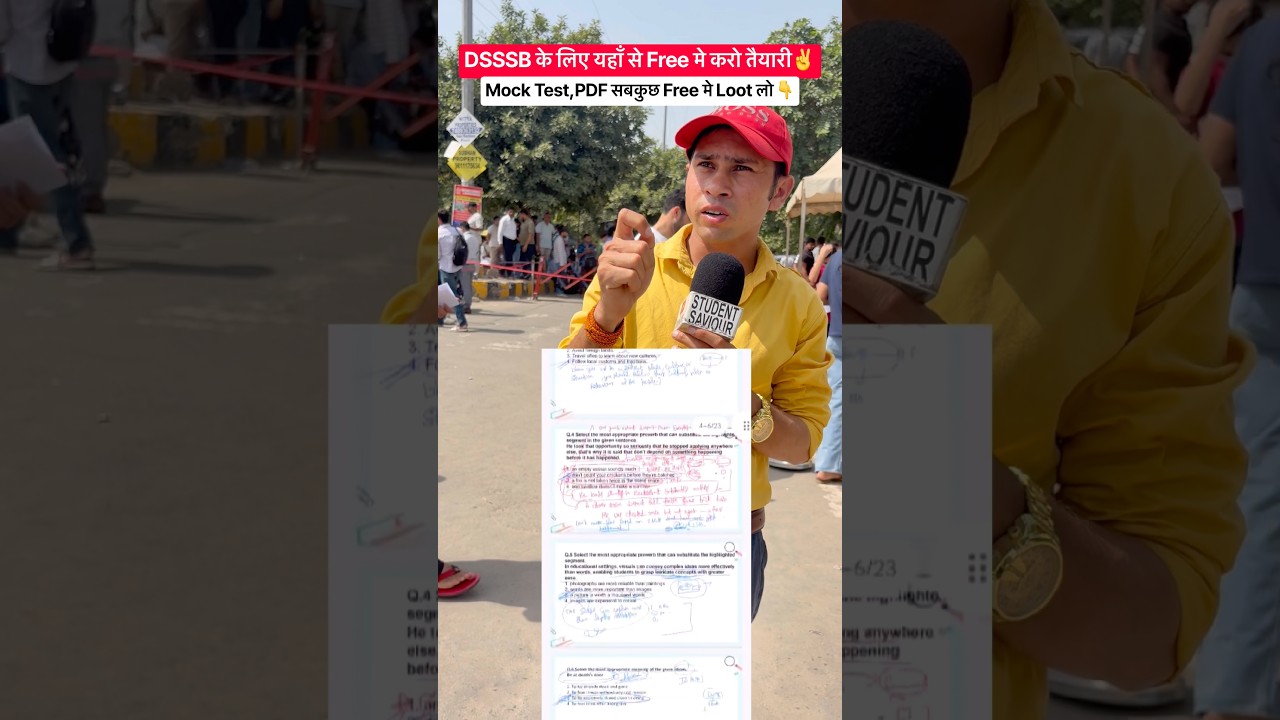 DSSSB ASO Exam review today | DSSSB ASO DASS Grade 2 review🔥 #ytshorts