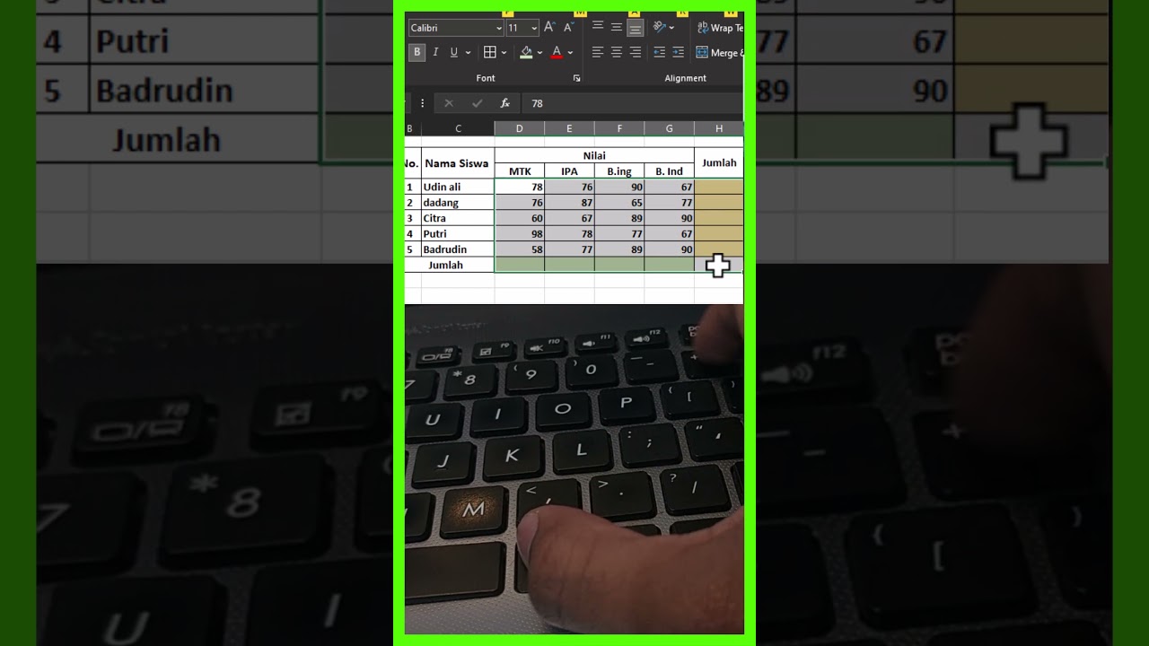 jurus sum auto shortcut 