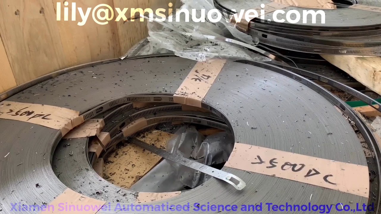 hose clamp making machine