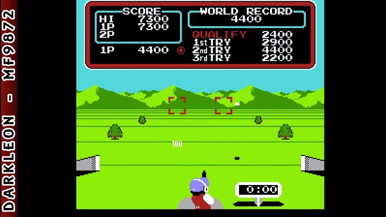 NES - Hyper Sports © 1985 Konami - Gameplay