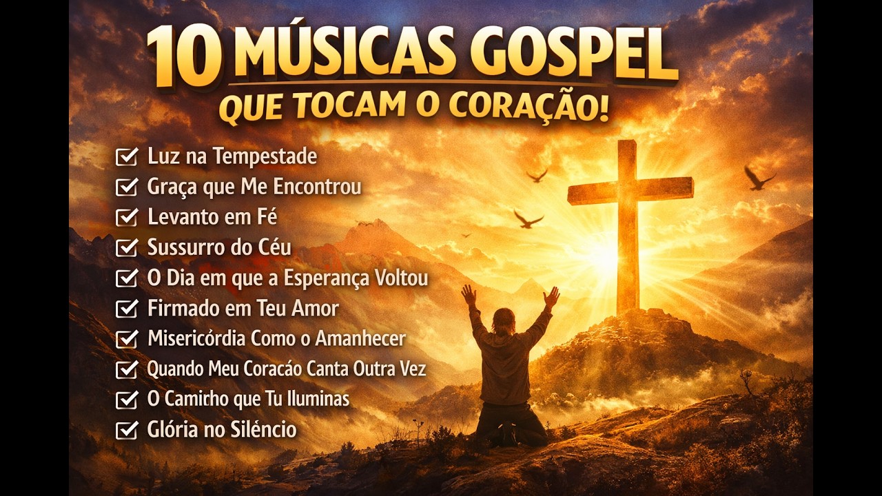 10 MÚSICAS GOSPEL QUE TOCAM O CORAÇÃO | 30 Minutos de Louvores Inspirados na Bíblia.