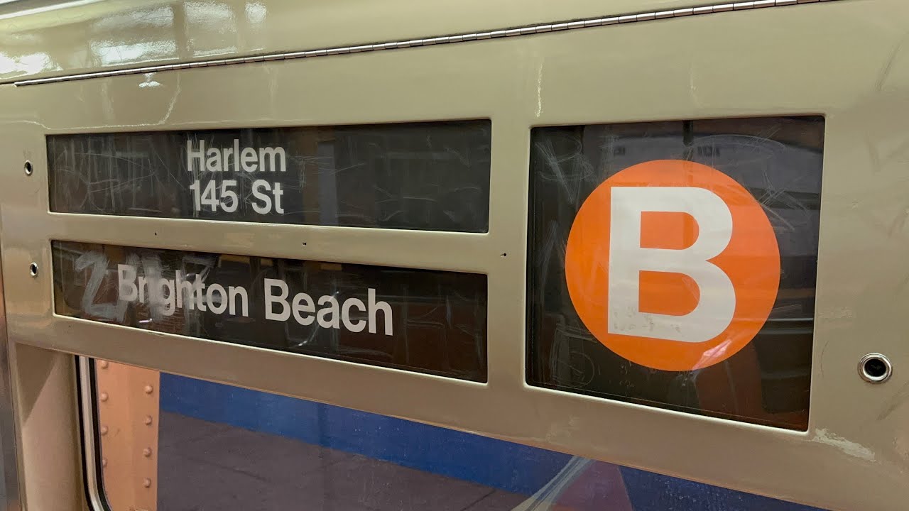 The 6 Avenue Line: R68A B Train Ride from 145th Street to Brighton Beach