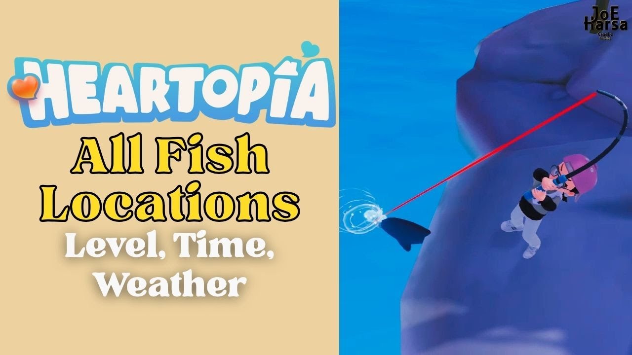 Heartopia All Fish Locations | Complete Fishing Guide
