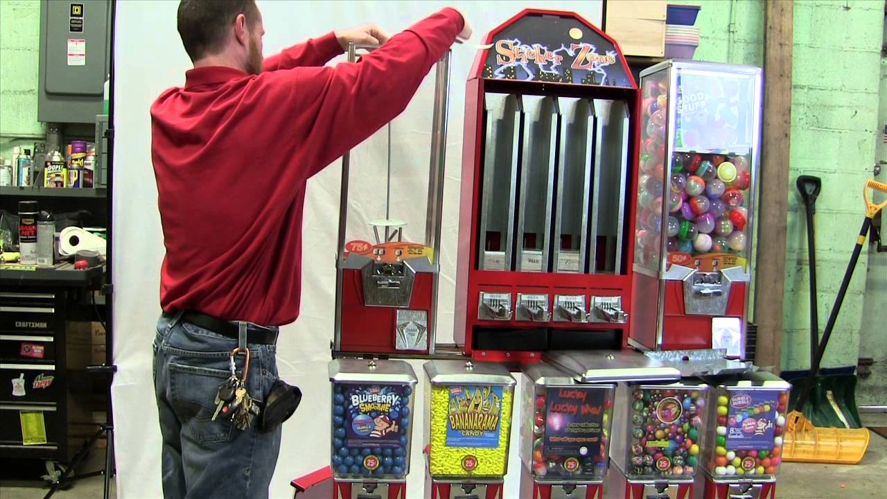 Vendomatic Protocols and Procedures for Servicing a Nine with Sticker Vending Rack