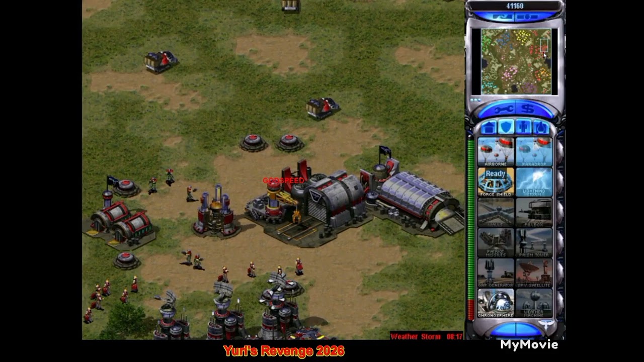 C&C Best Game 3 - US-France Alliance vs 4 Yuri & Russia #RedAlert2  #yurisrevenge #commandandconquer