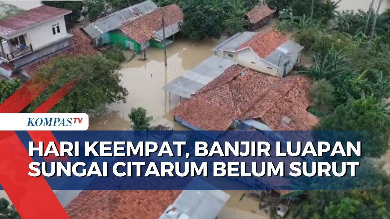 Banjir di Karawang Tak Kunjung Surut, Akses Dua Jalan Desa Terputus