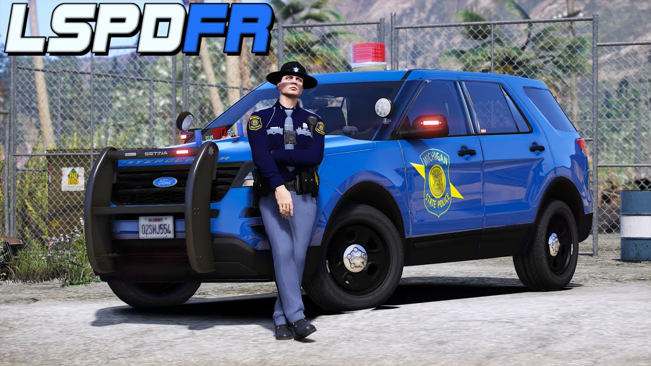 Train Hits Troopers | Michigan State Police | 2K Live | LSPDFR
