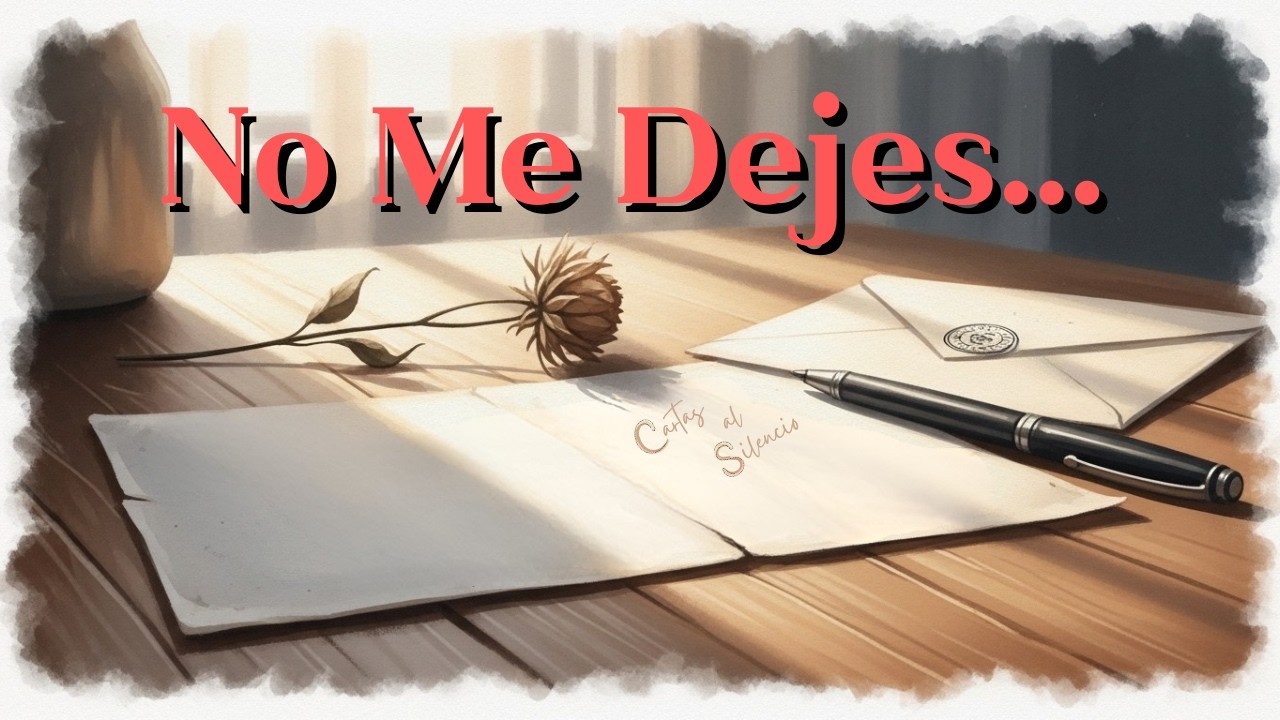 La carta que escribí cuando tuve miedo de perderte | Cartas al Silencio
