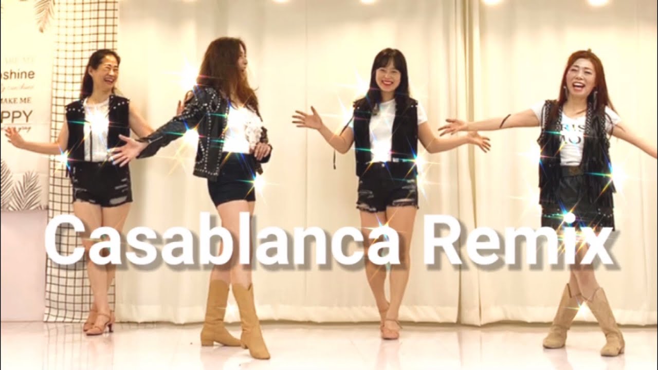 Casablanca Remix line dance(Phrased Improver) 카사블랑카 리믹스 라인댄스