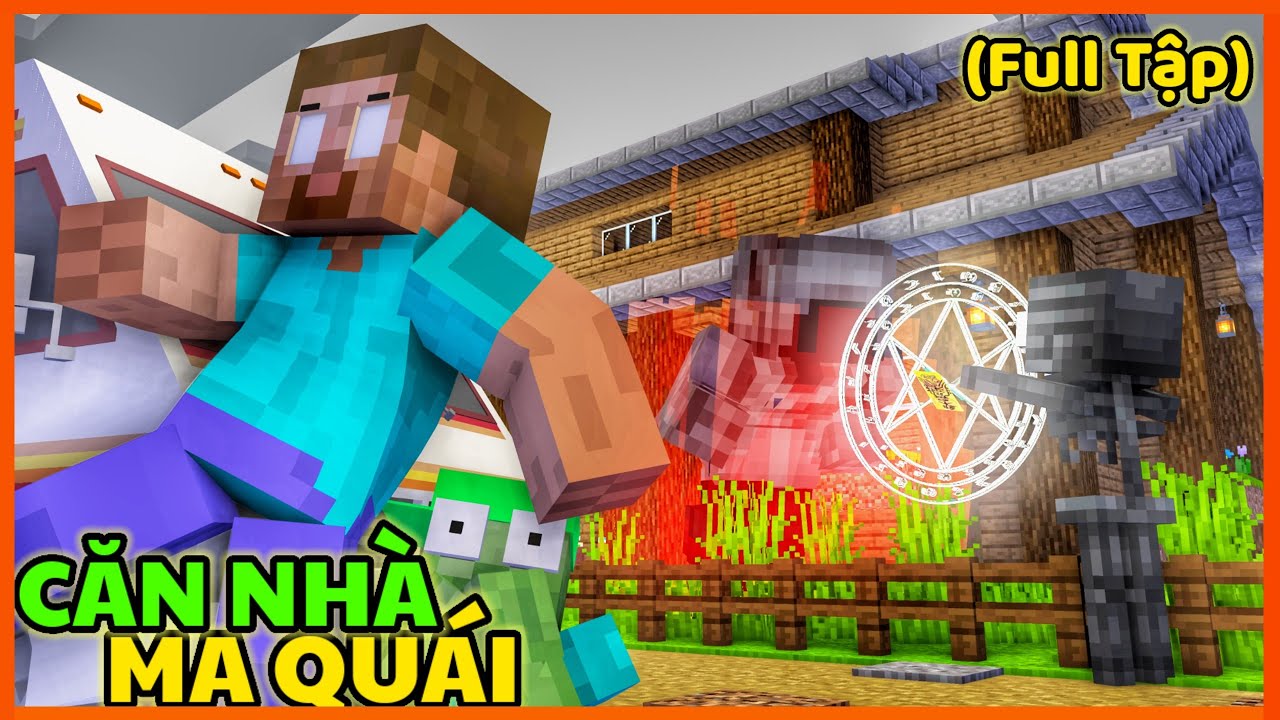 [ Lớp Học Quái Vật ] NGÔI NHÀ MA QUÁI ( Full Tập ) | Minecraft Animation