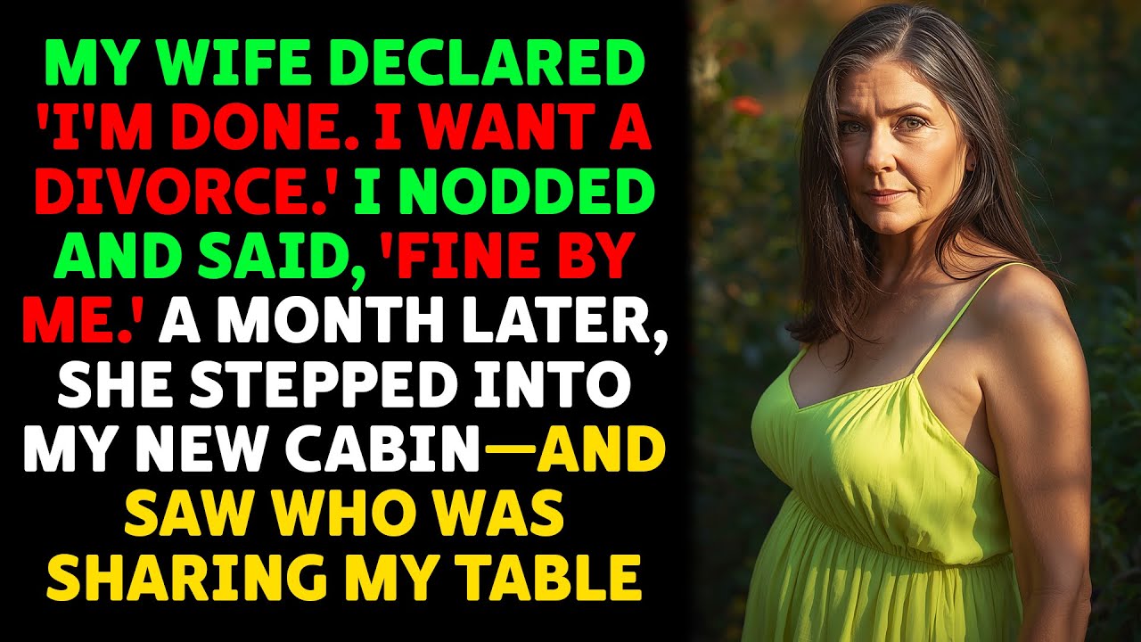 Моя жена заявила: «С меня хватит. Я хочу развода». Я кивнул: «Меня всё устраивает». | История о п...