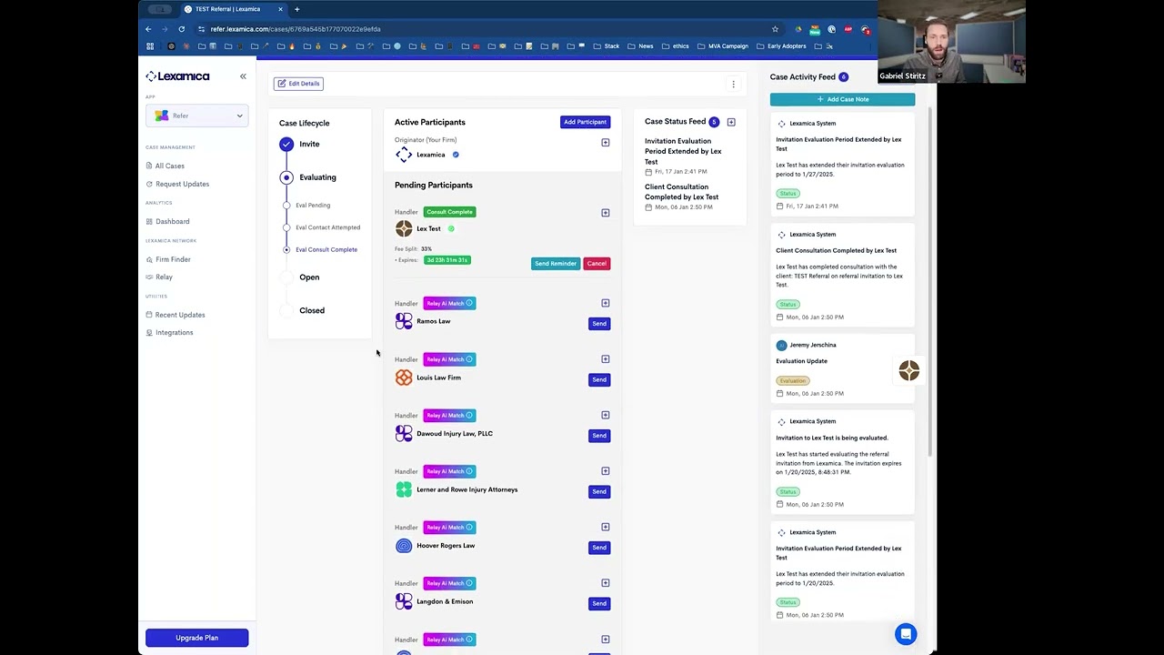 Law Firms Are Losing Thousands in Referral Fees. Here's the Fix. | Lexamica Speed Demo