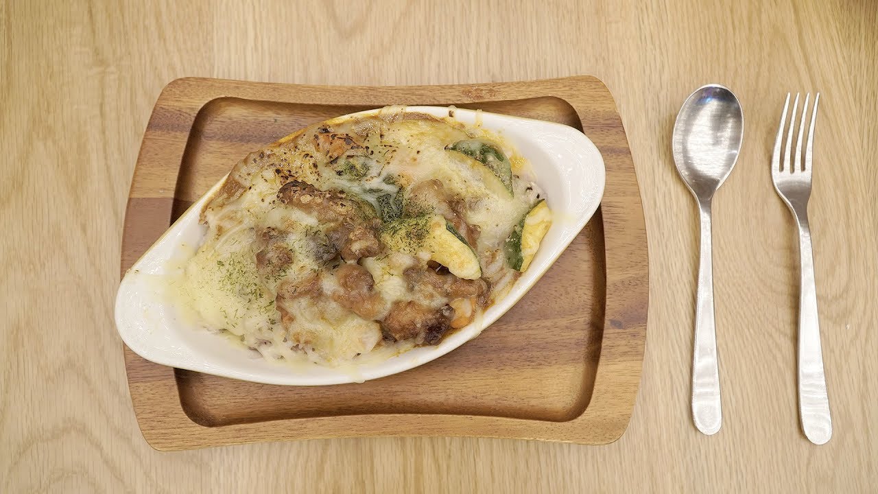 Butter Curry Cheese Baked Chicken Rice at Caf&eacute;&Meal MUJI Singapore