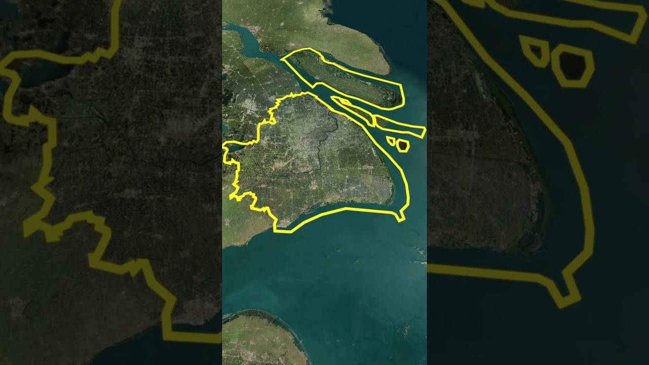 上海 因河而生，通江達海#上海 #地理 #地理知識