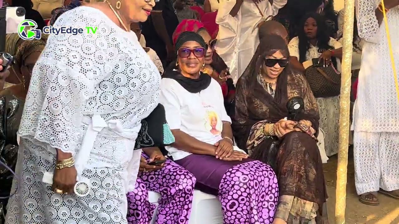 FAITHIA BALOGUN’S THANKSGIVING DANCE AT HER LATE MOTHER WAKE KEEP SERVICE 