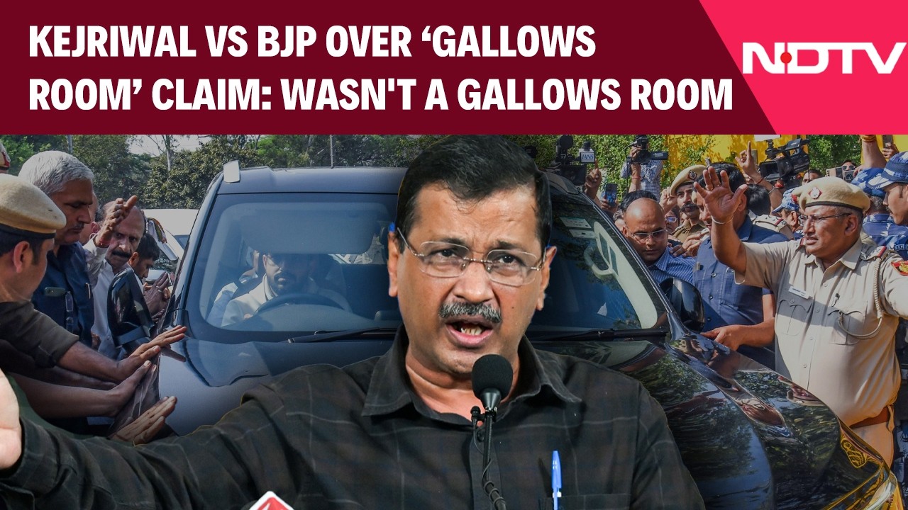 Arvind Kejriwal vs BJP Over ‘Gallows Room’ Claim in Delhi Assembly