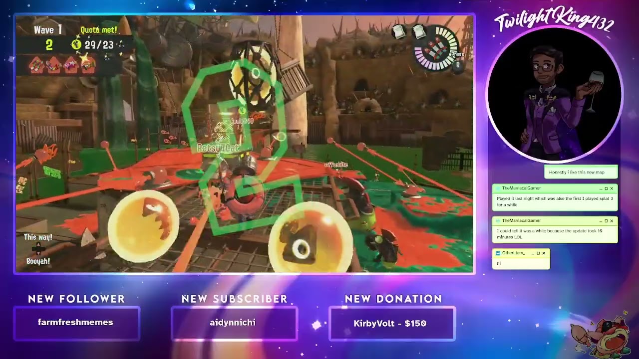 Suds: Water Impregnated By Soap || Splatoon 3 Salmon Run, March 4, 2024 [1/3]
