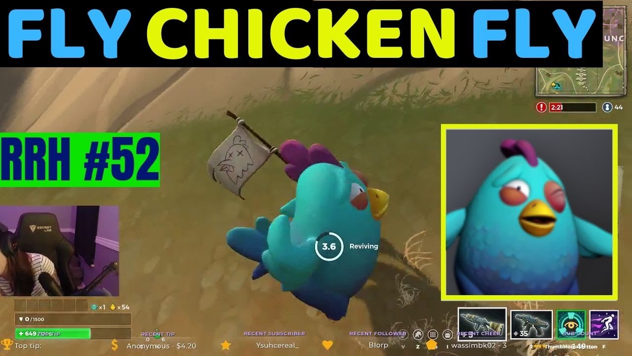 Fly Chicken Fly / Heroic Leap on two people - Realm Royale Highlights #5 (Best Moments)