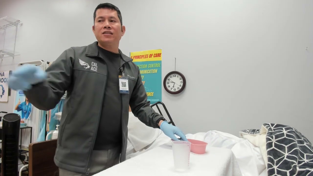 CNA Class ORAL CARE: CNA SCHOOL CAL ACE Nursing Academy