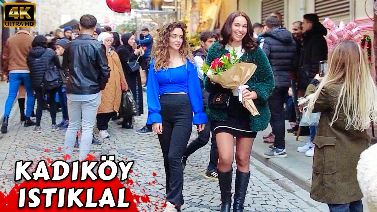 🎄Christmas Market Kadikoy Bazaar Galata Tower Turkey Istanbul 2024 Walking Tour Tourist Guide