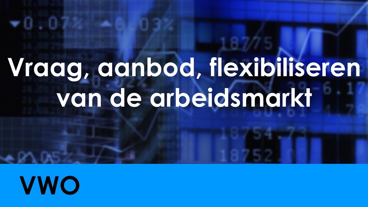 Vraag, aanbod, flexibiliseren van de arbeidsmarkt - Economie voor vwo - Arbeid - Welvaart