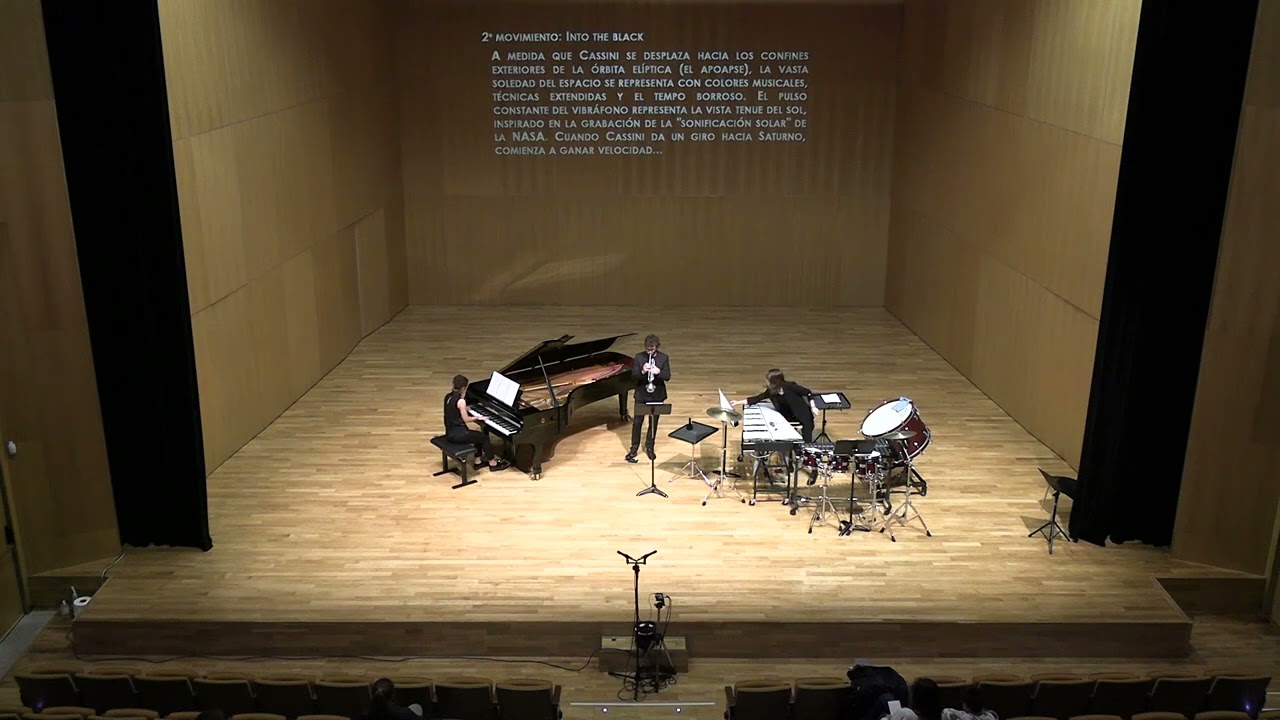Cassini. Kevin Poelking. Trumpet, piano and percussion.